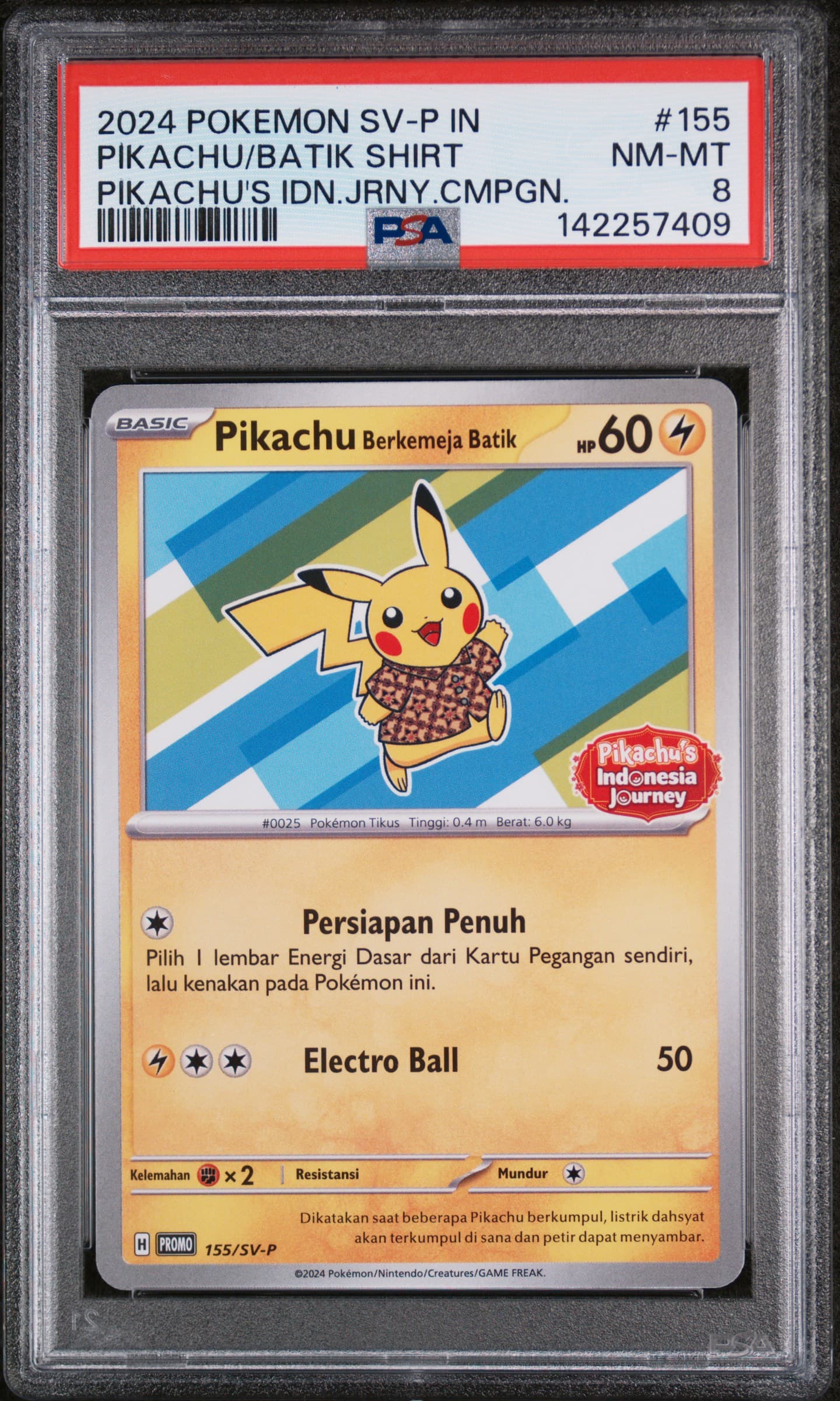Pikachu in Batik Shirt