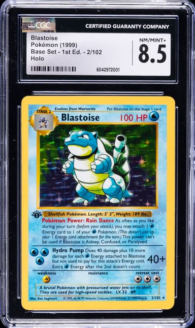 Blastoise-Holo 1st Edition