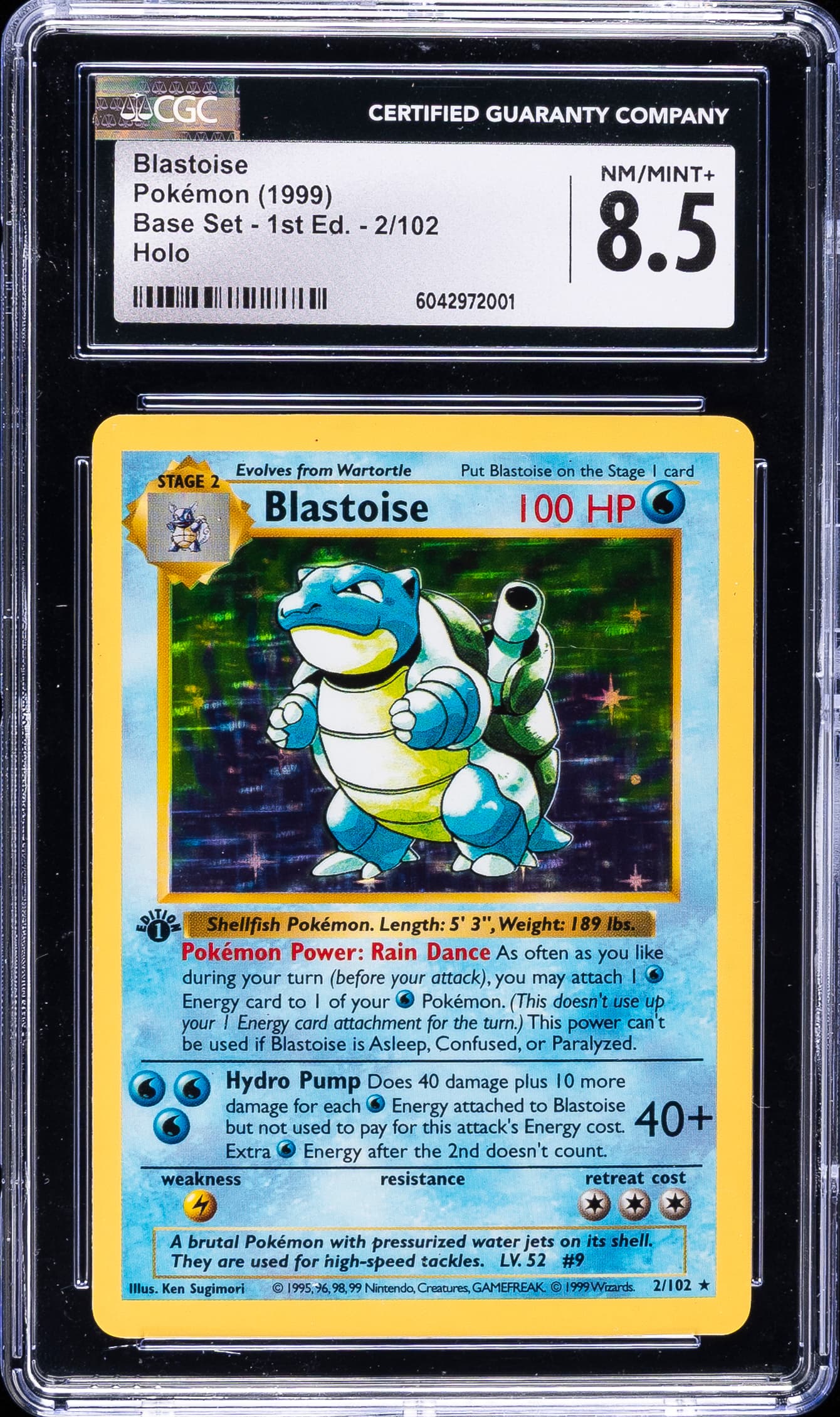 Blastoise-Holo 1st Edition