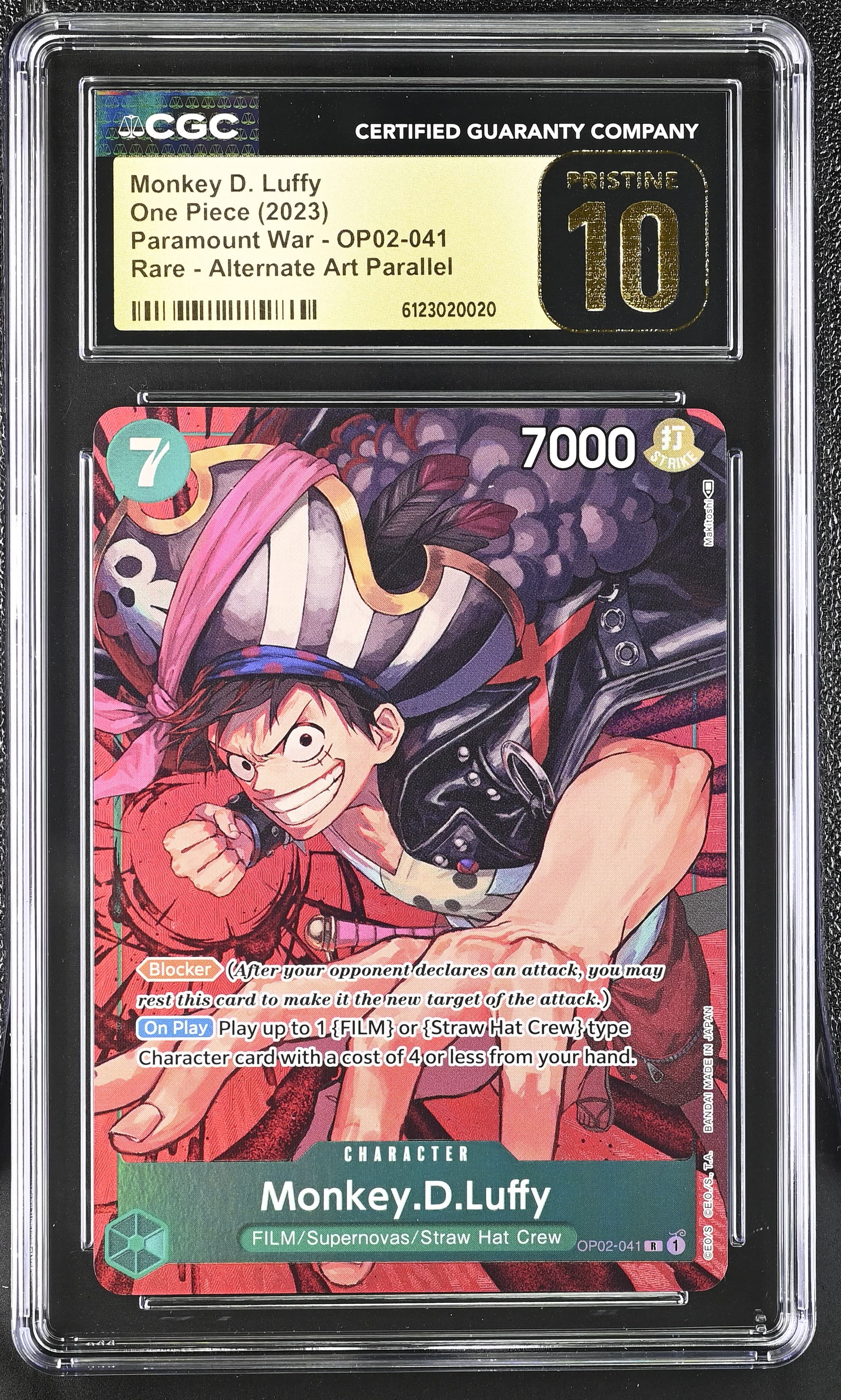 Monkey D. Luffy R (Borderless) Alt Art