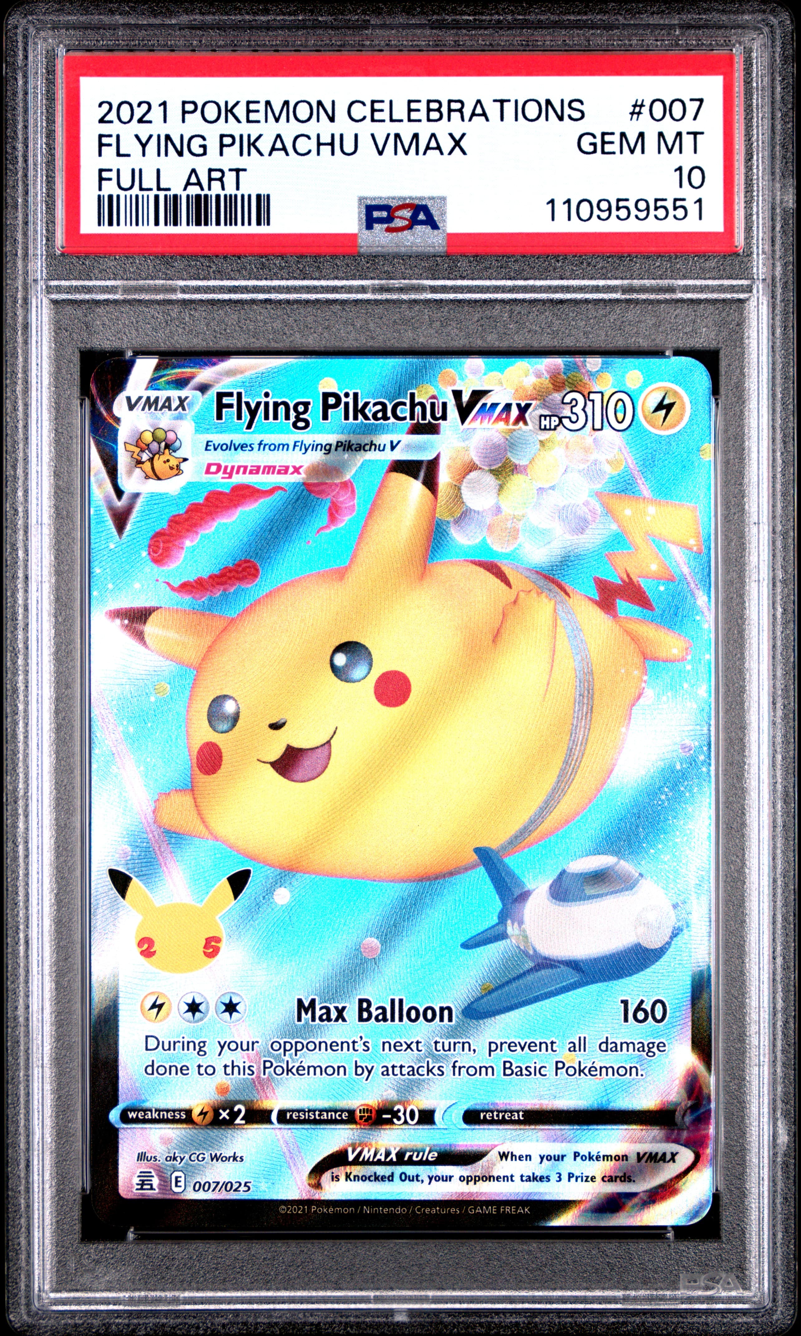Full Art/Flying Pikachu Vmax