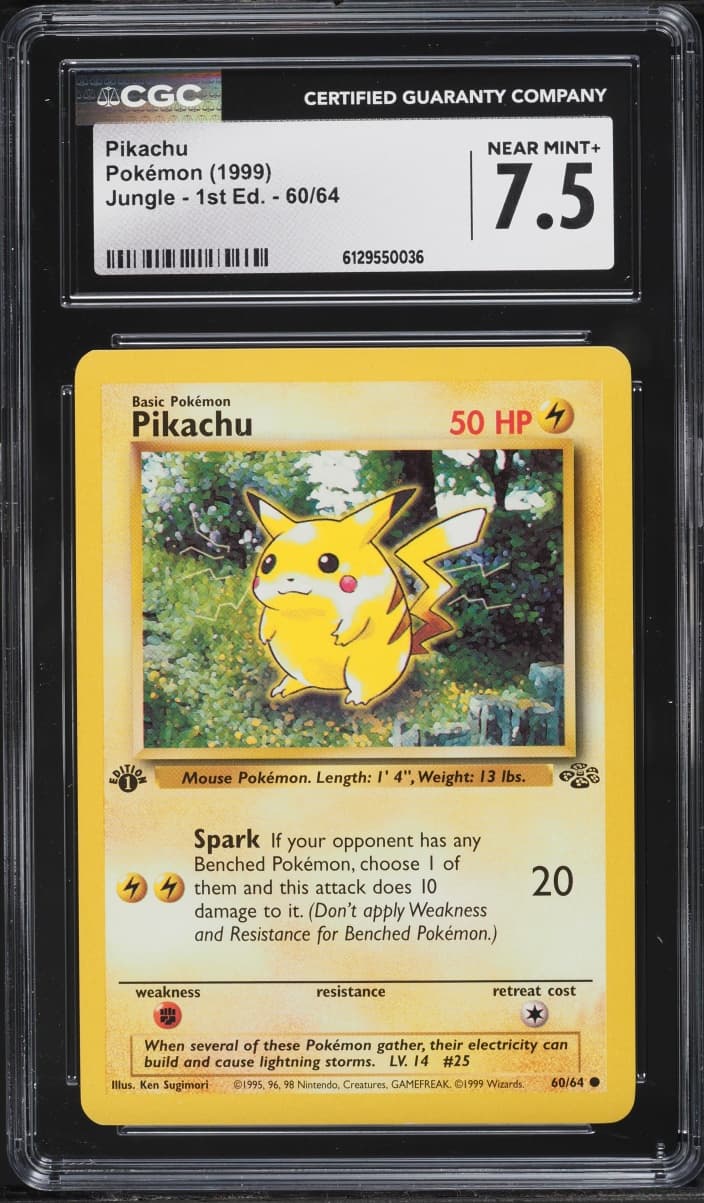 Pokemon Jungle 1st Edition Pikachu #60