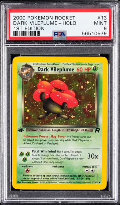 Dark Vileplume-Holo 1st Edition