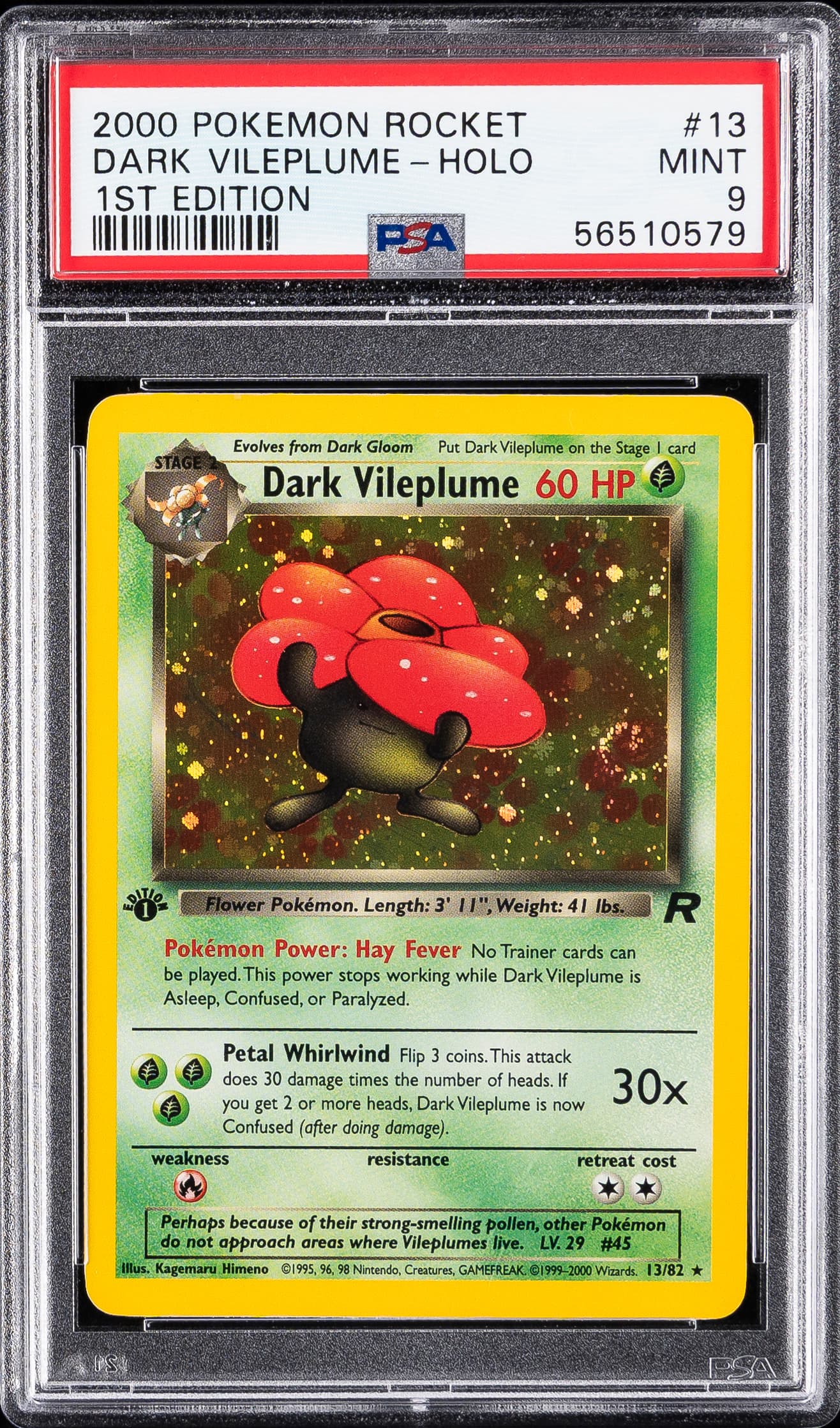 Dark Vileplume-Holo 1st Edition