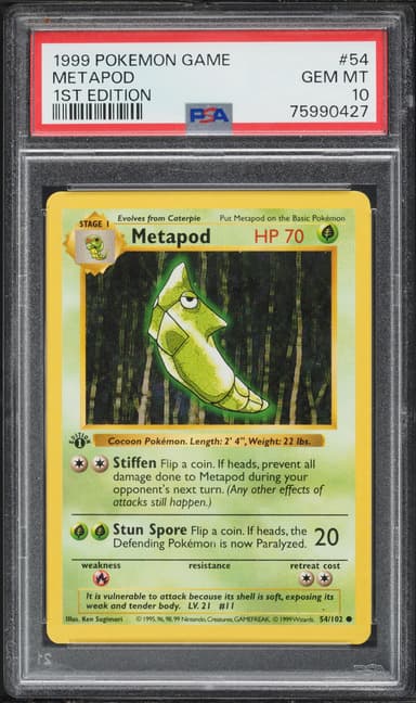 Metapod 1st Edition