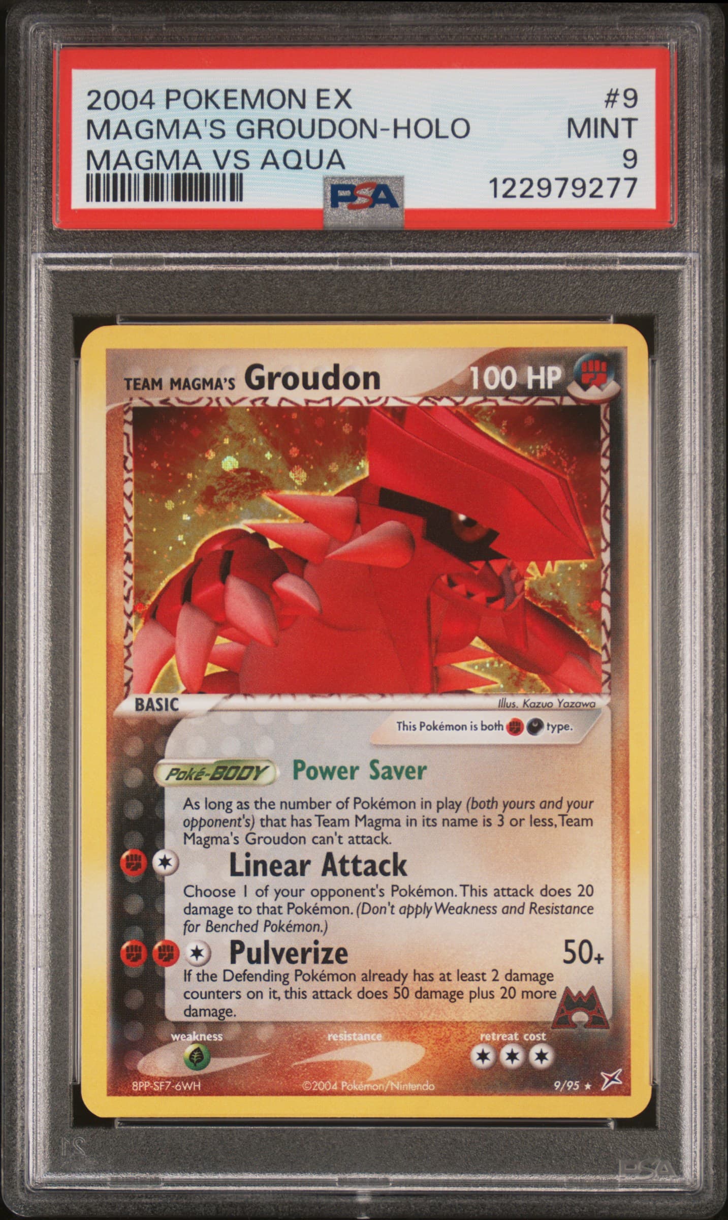 Team Magma's Groudon-Holo