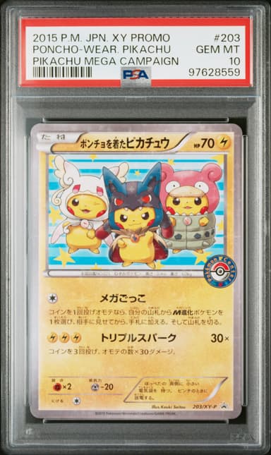 Poncho-Wearing Pikachu