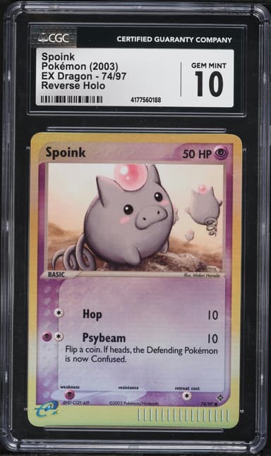 Spoink Reverse Holo