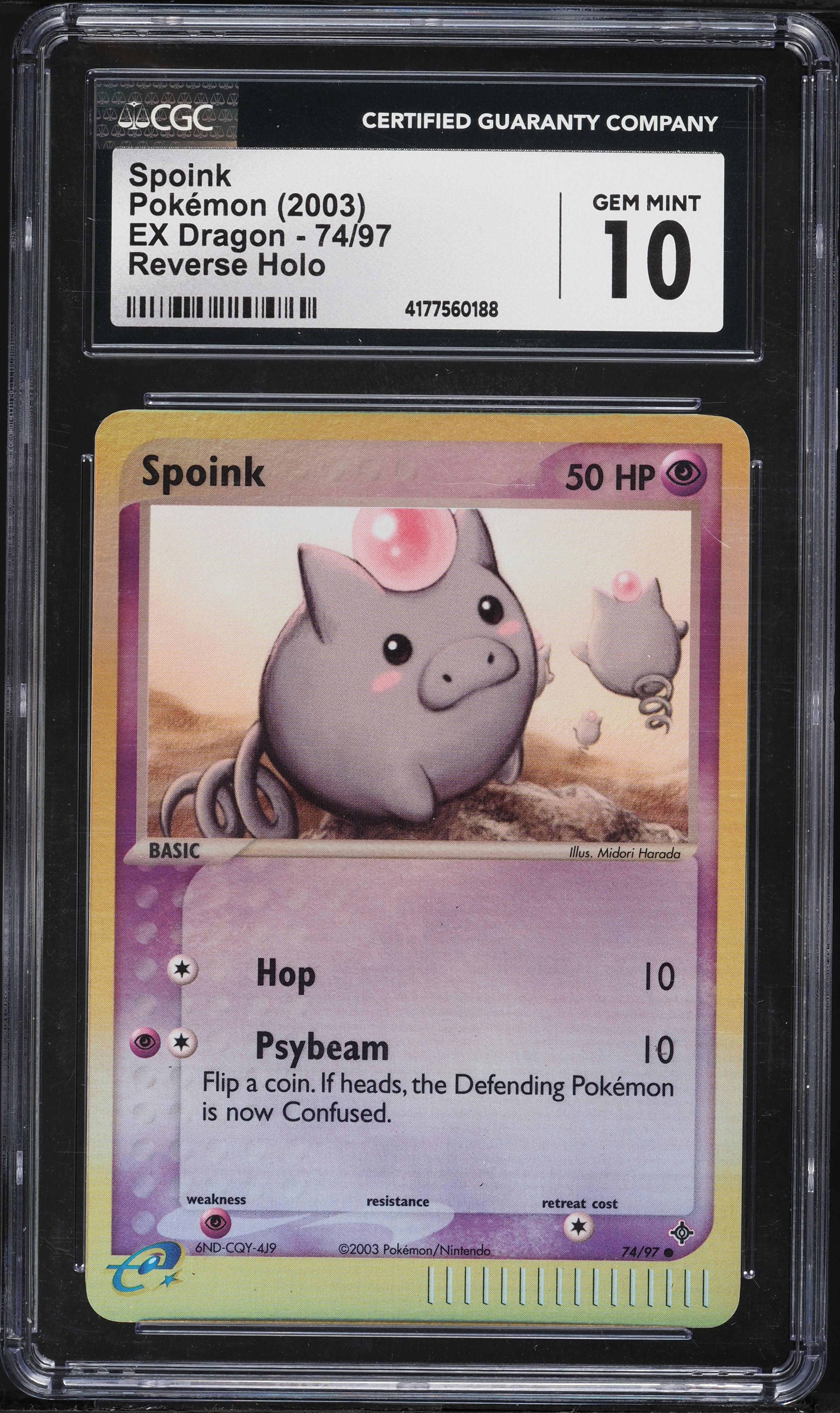 Spoink Reverse Holo