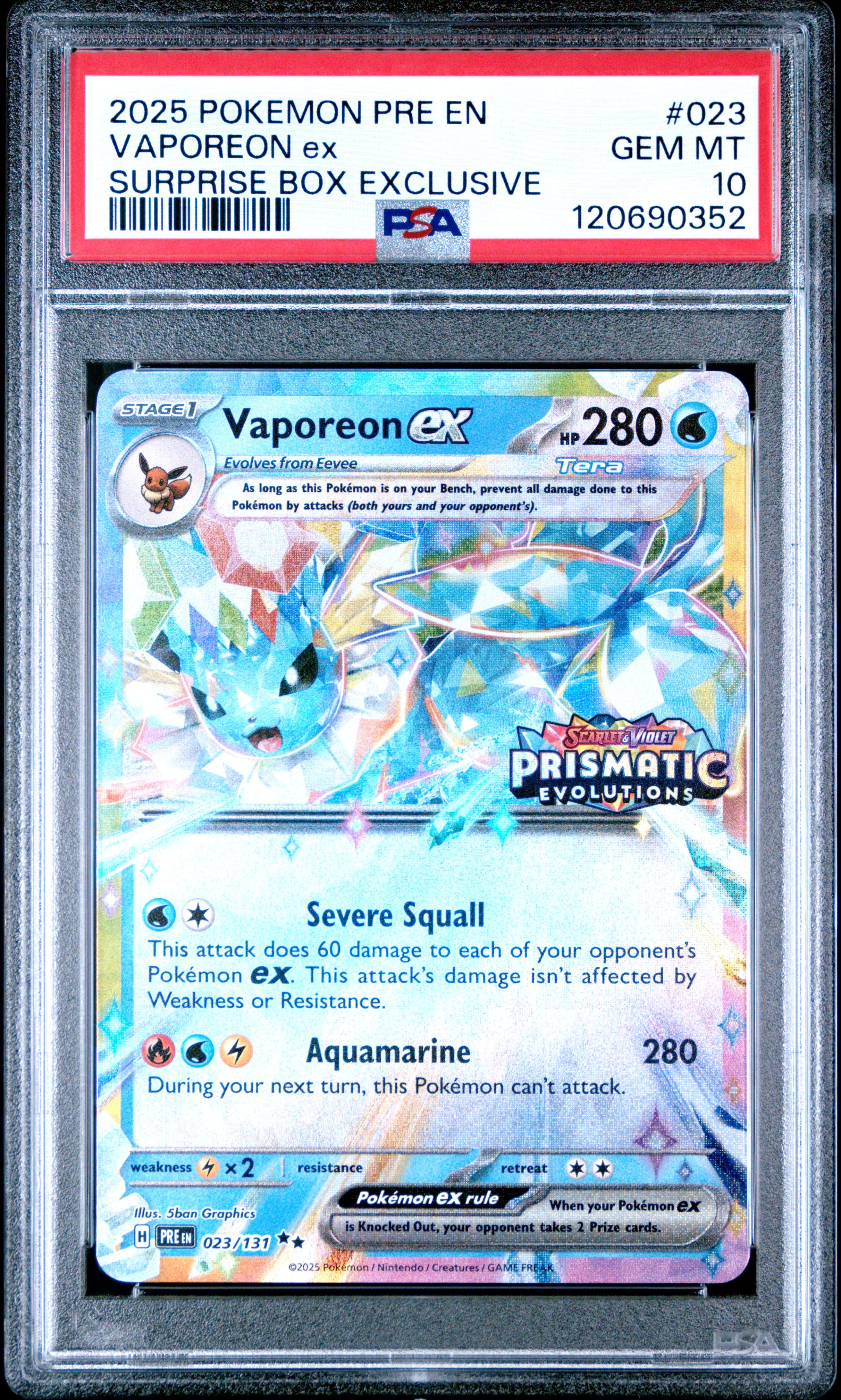 Vaporeon EX