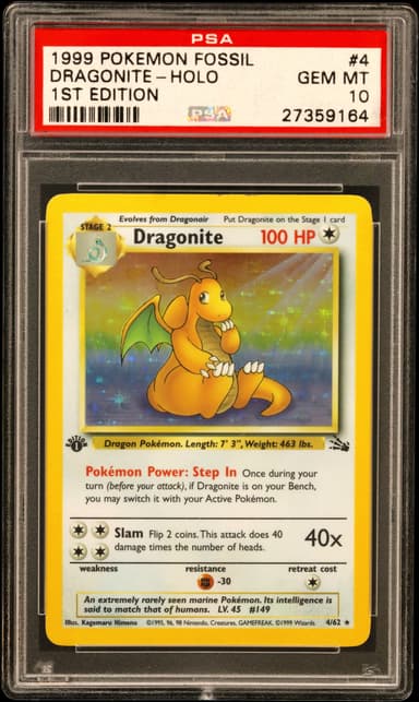 Dragonite-Holo 1st Edition