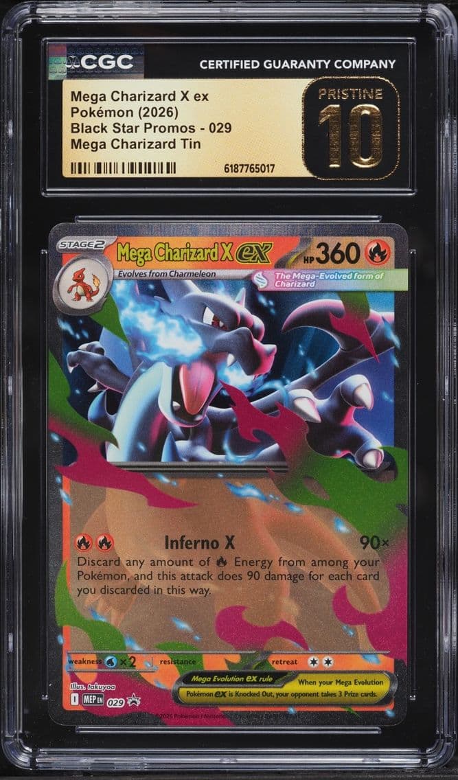 2026 #29 Mega Charizard X Ex CGC