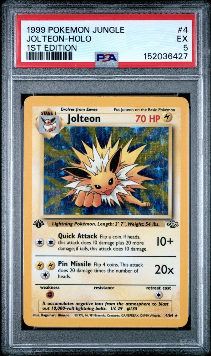 1999 #4 Jolteon-Holo 1st Edition