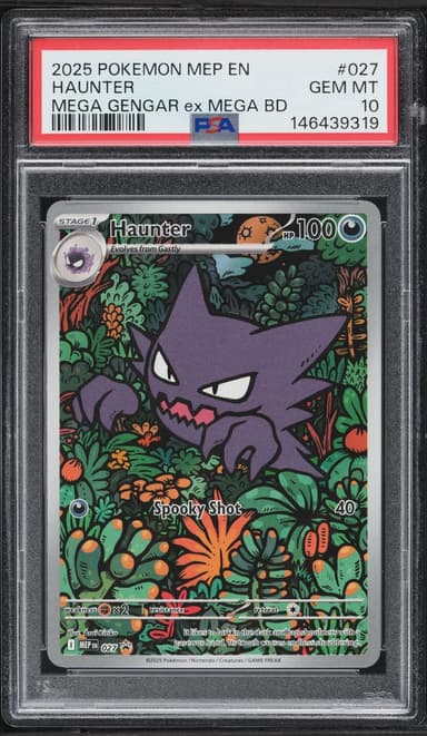 Pokemon Mega Evolution Promo Gengar ex Battle Deck Full Art Haunter #27