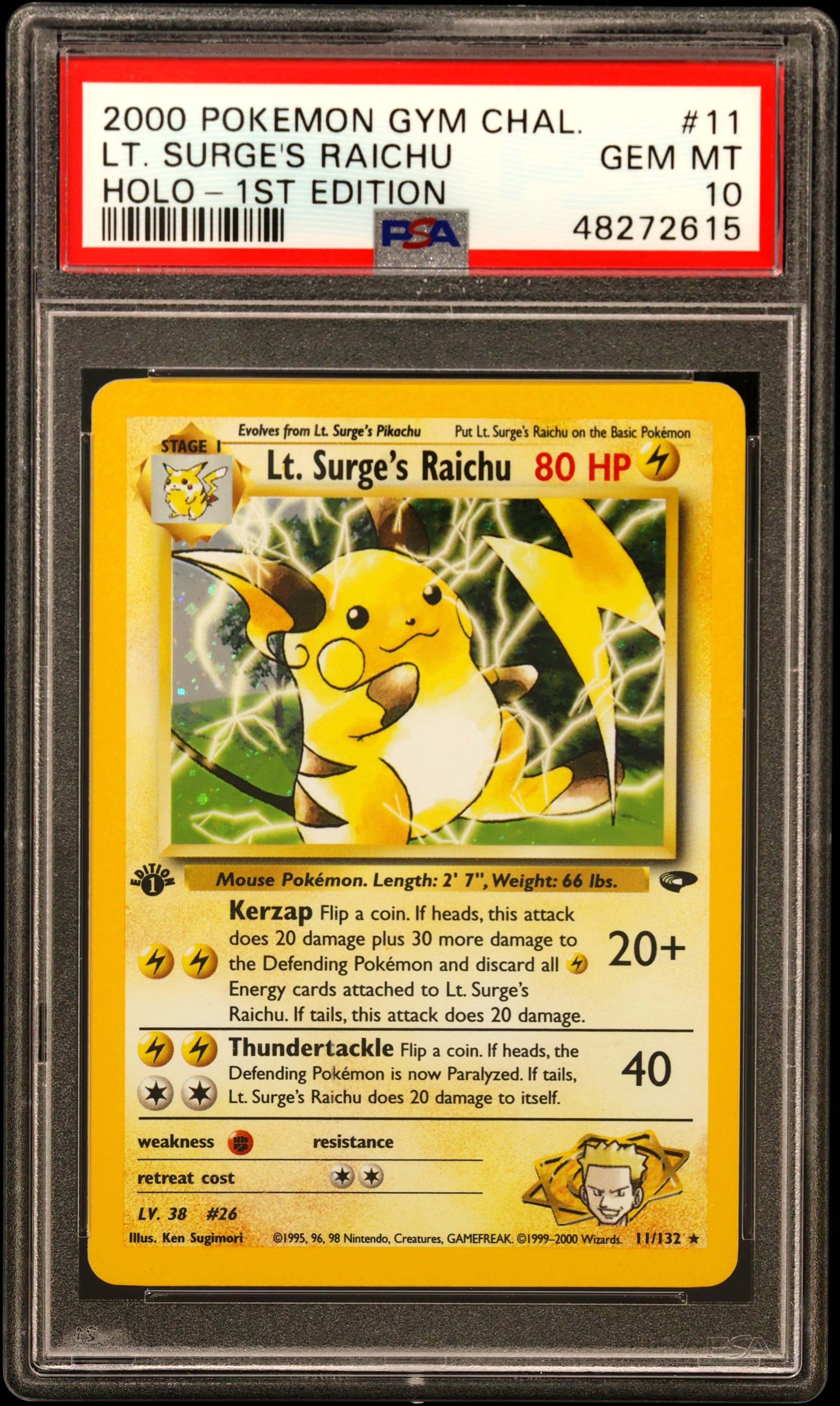 LT. Surge's Raichu