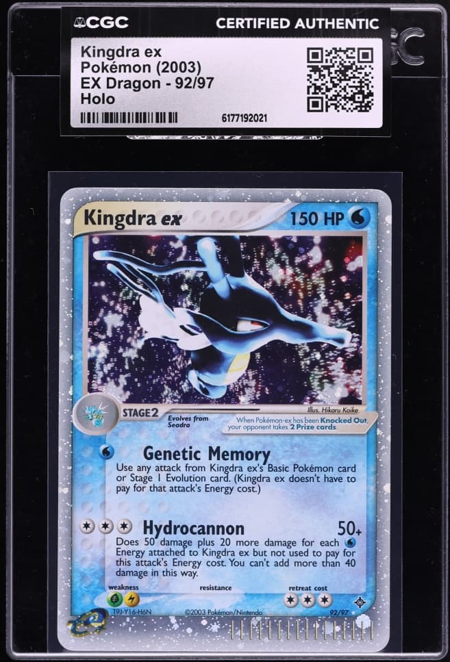 Pokemon EX Dragon Holo Kingdra EX #92