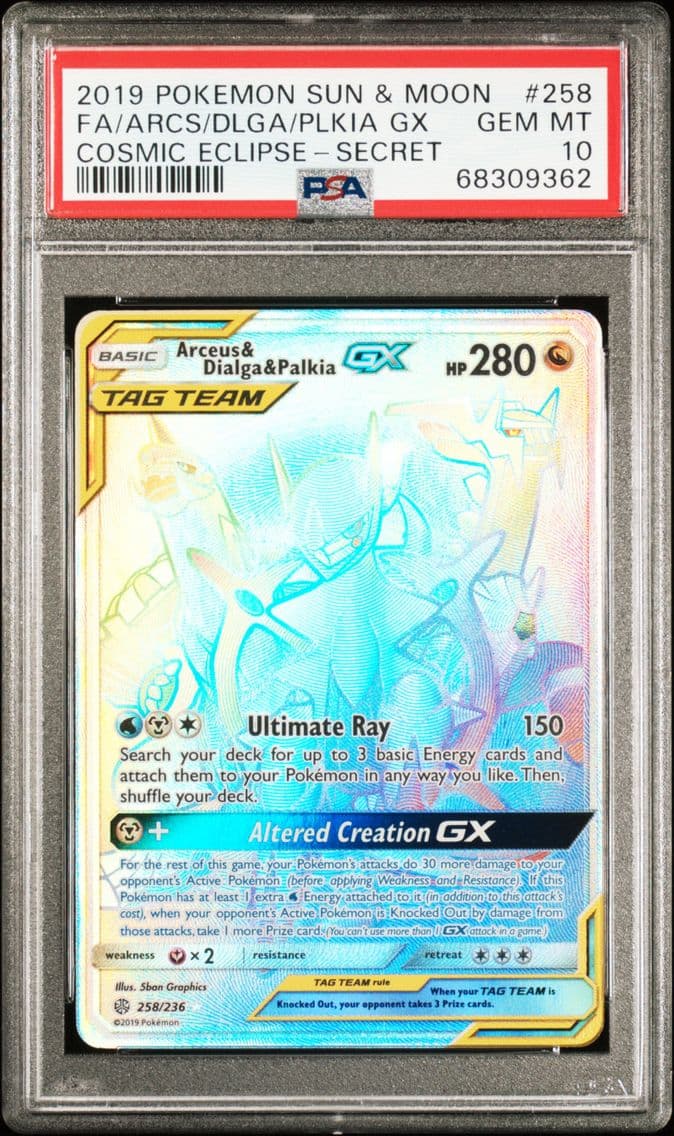 2019 #258 Full Art/Arceus & Dial