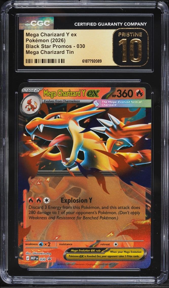 2026 #30 Mega Charizard Y EX CGC