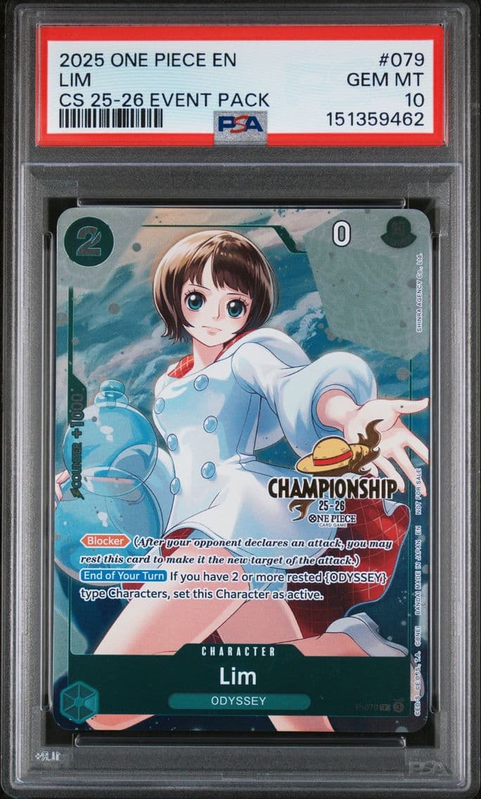 2025 #079 Lim PSA 10 One Piece C