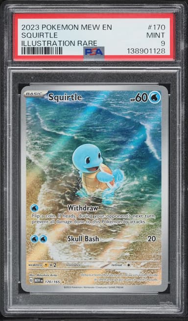 Pokemon Scarlet & Violet 151 IR Squirtle #170