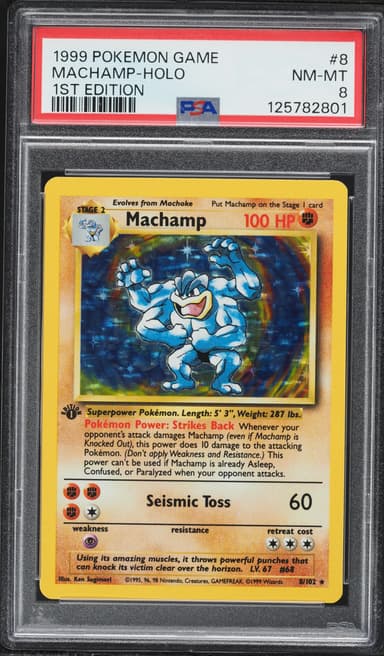 Machamp-Holo 1st Edition