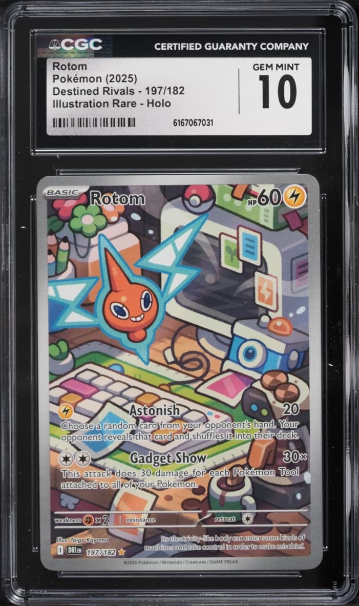 Pokemon Scarlet & Violet Destined Rivals IR Rotom #197