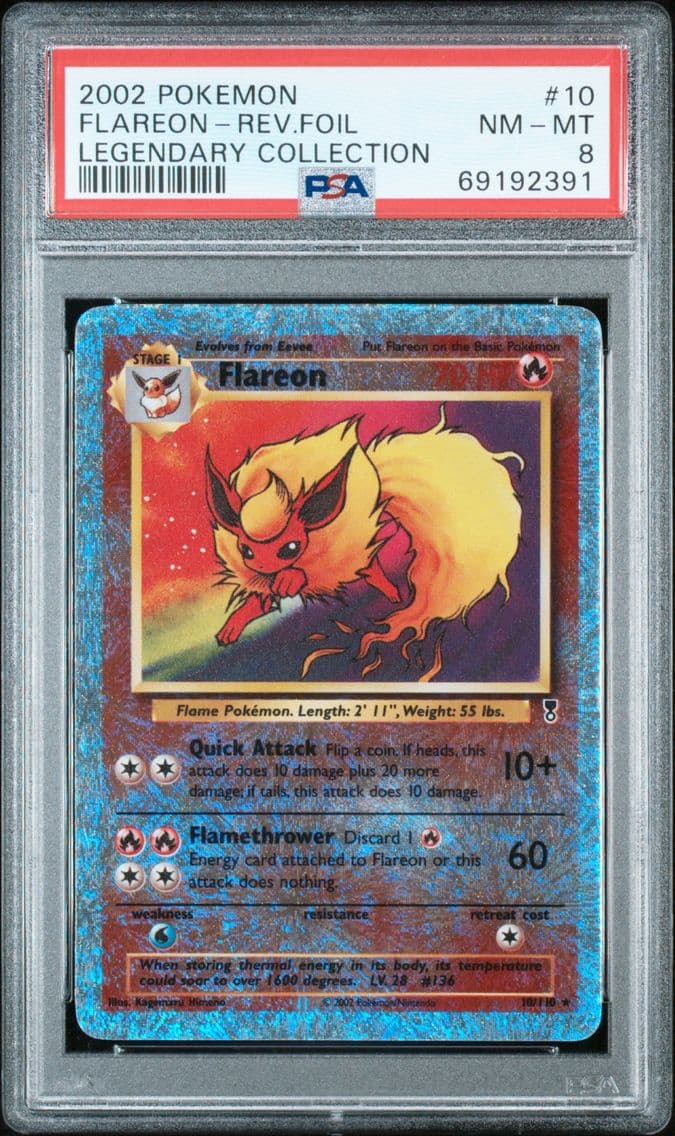 2002 #10 Flareon-Reverse Foil PS