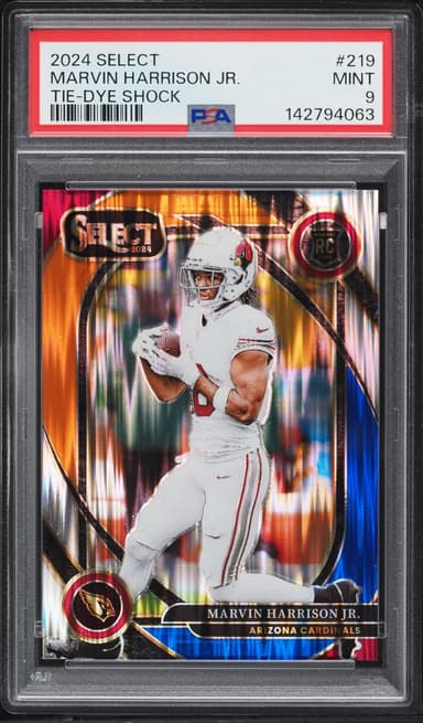 Select Club Level Tie-Dye Shock Marvin Harrison Jr. ROOKIE /35 #219