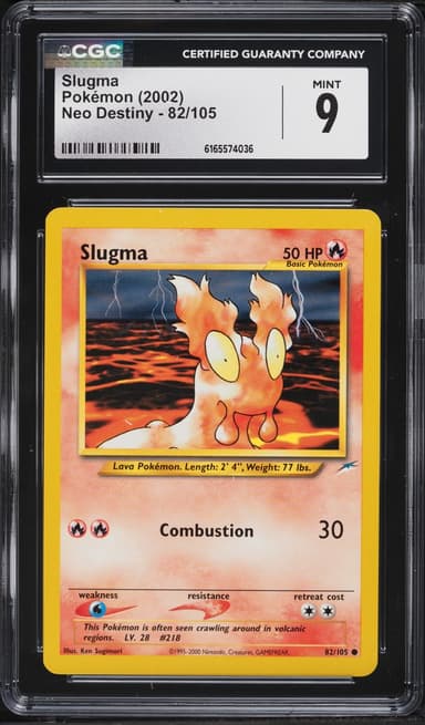 Pokemon Neo Destiny Slugma #82