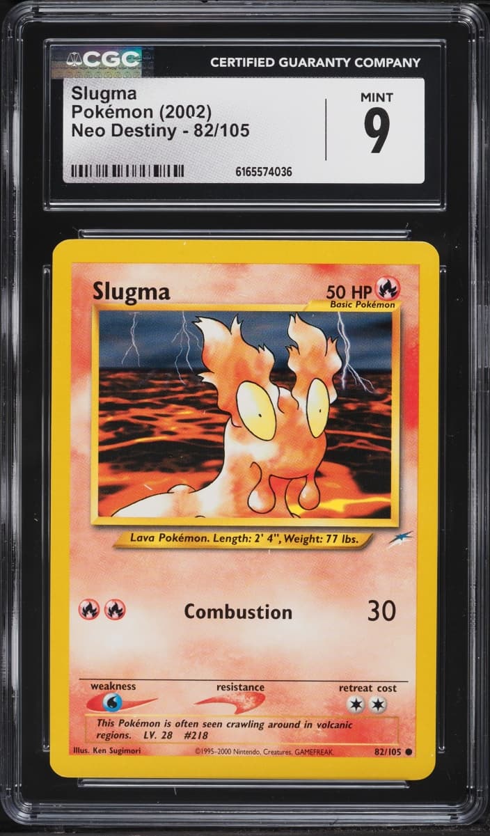 Pokemon Neo Destiny Slugma #82