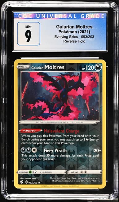 Galarian Moltres Reverse Holo