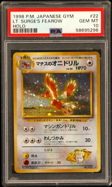 LT. Surge's Fearow-Holo