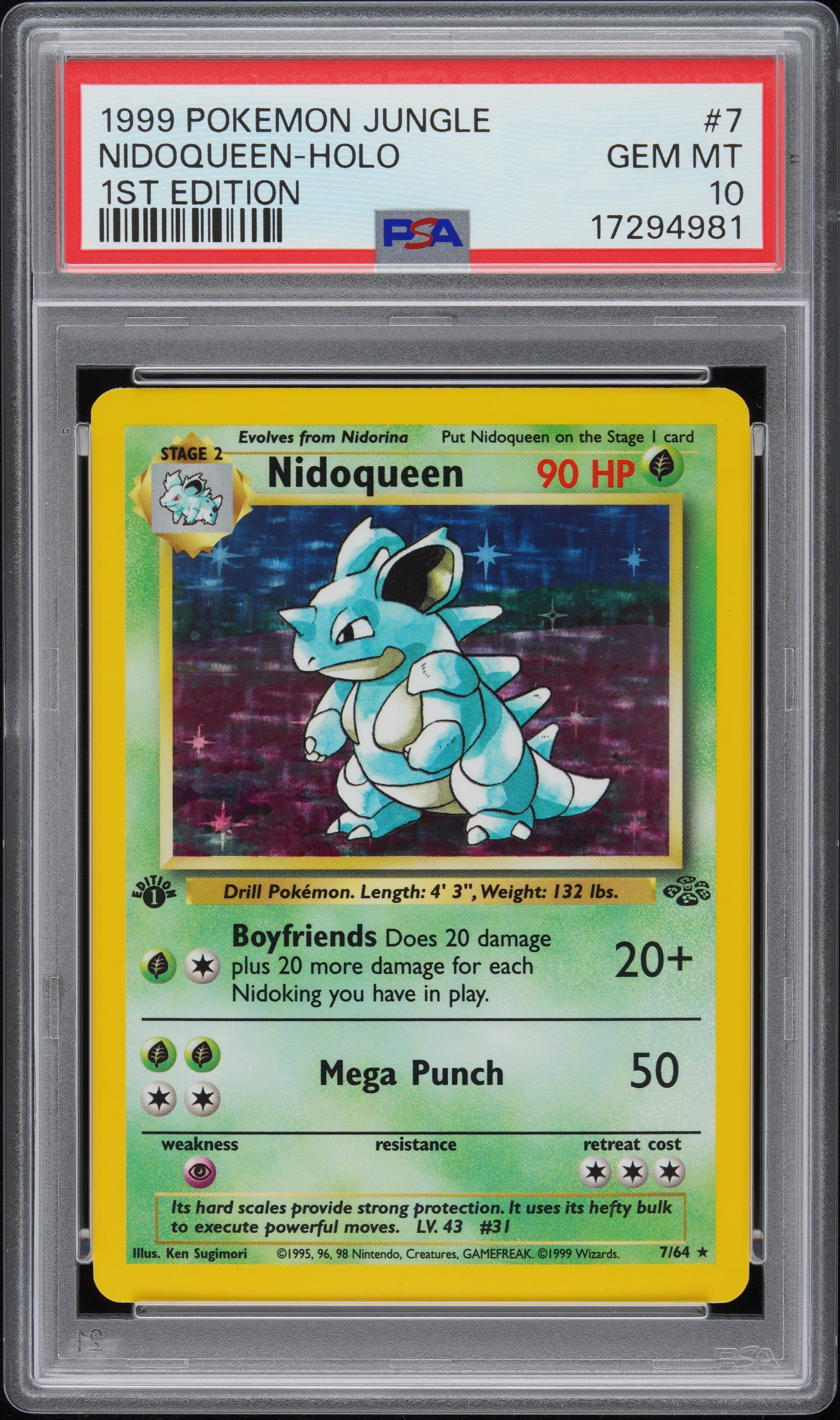 Nidoqueen-Holo 1st Edition