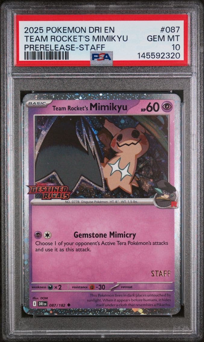 2025 #087 Team Rocket's Mimikyu 