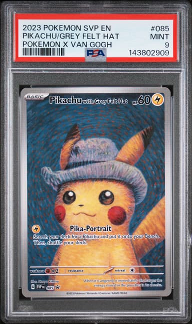 Pikachu With Grey Felt Hat