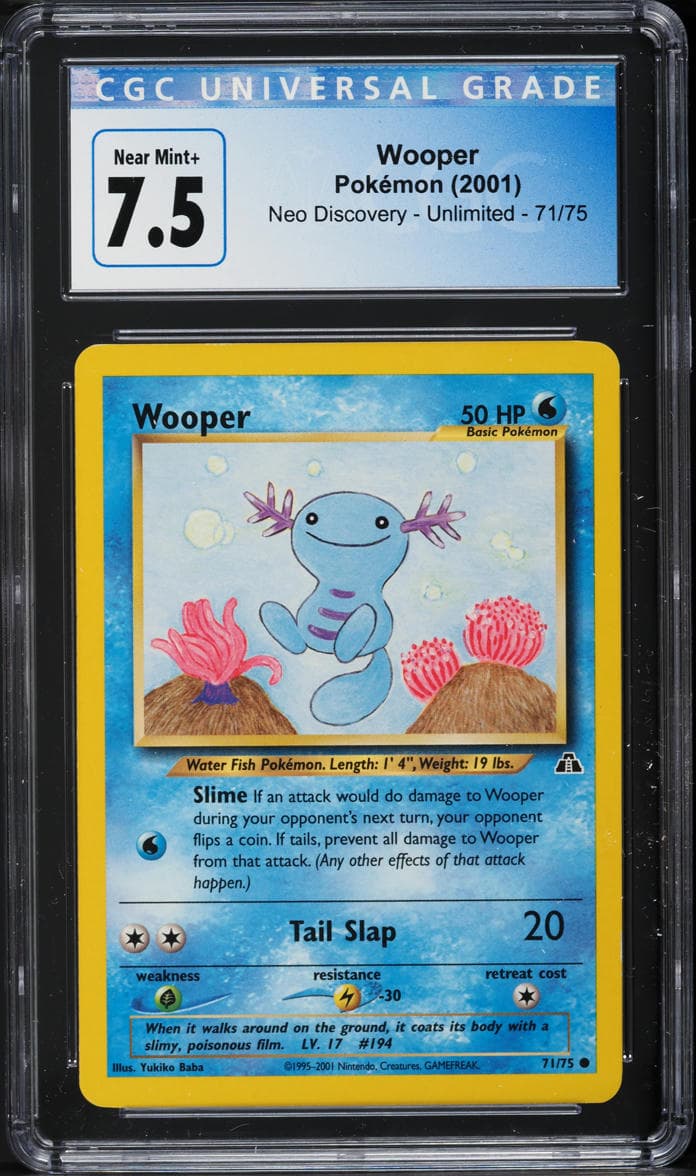Pokemon Neo Discovery Wooper #71