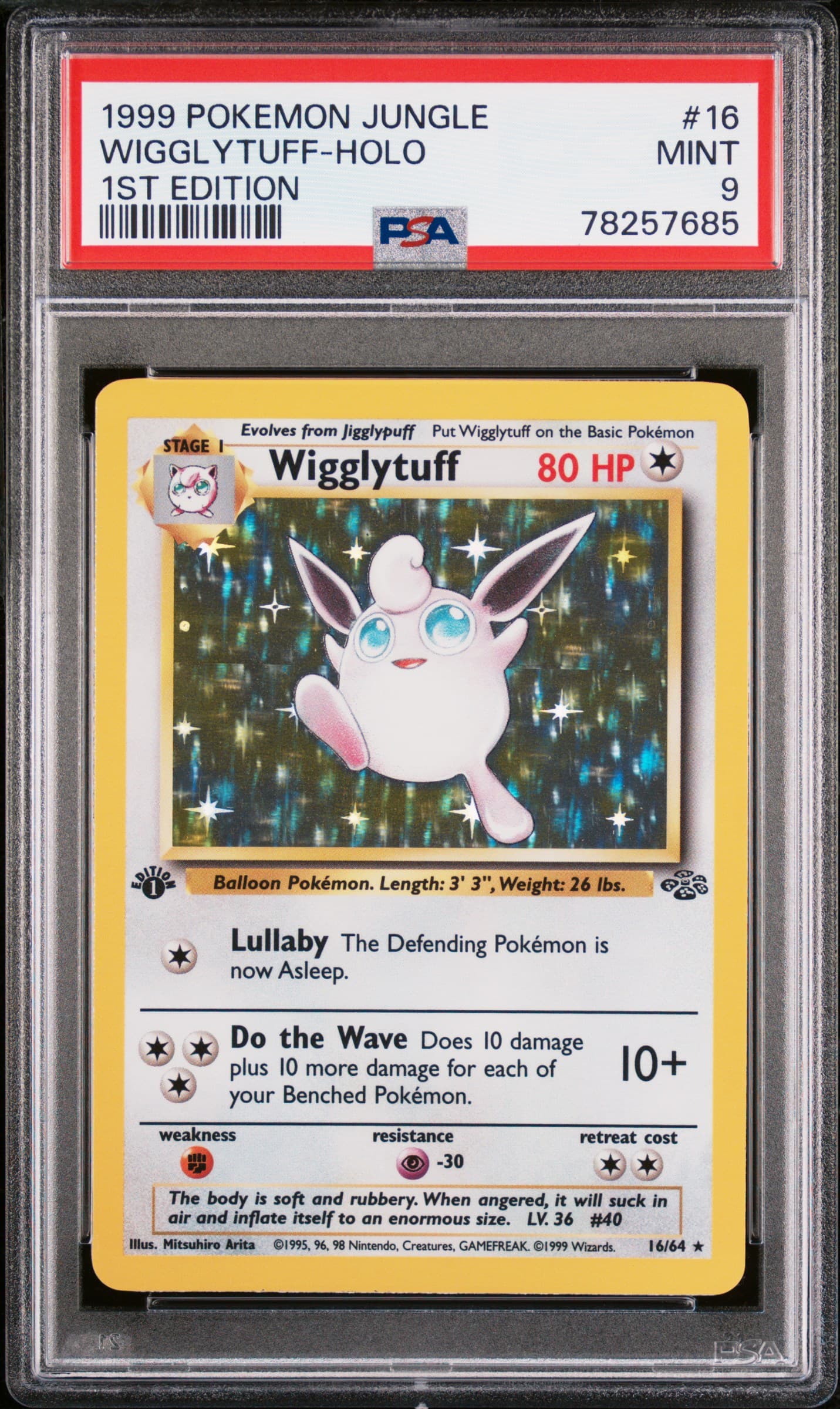 Wigglytuff-Holo 1st Edition