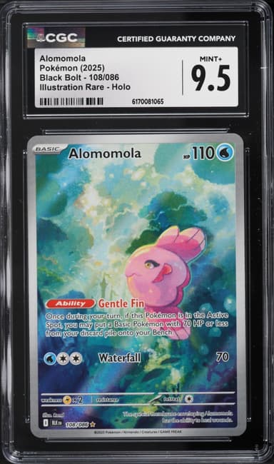 Pokemon Scarlet & Violet Black Bolt IR Alomomola #108