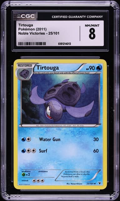 Pokemon Black & White Noble Victories Tirtouga #25