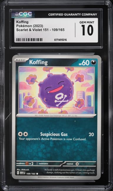 Pokemon Scarlet & Violet 151 Koffing #109
