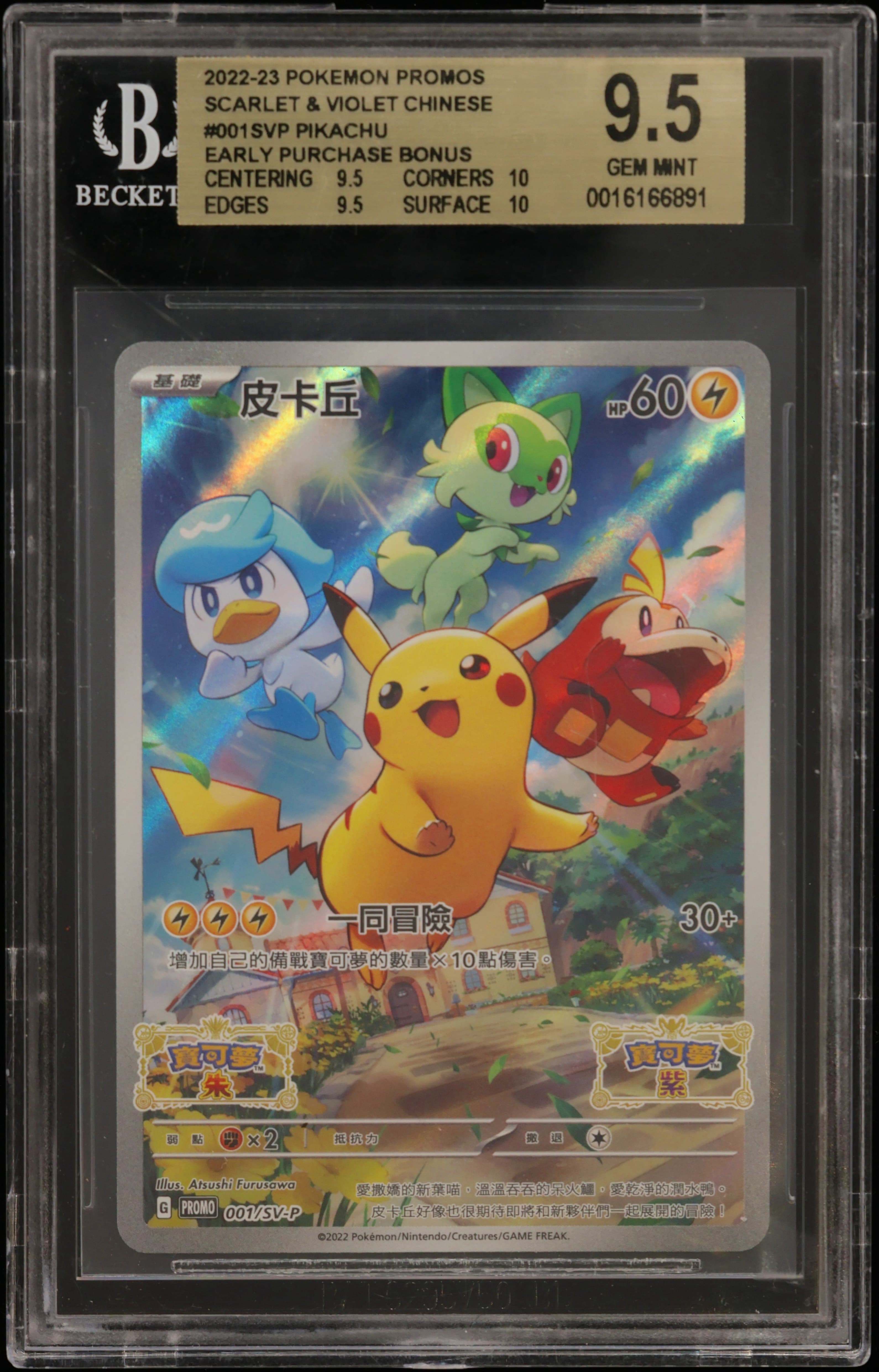 Pikachu/(Pokemon Scarlet and Violet?early purchase bonus, November 18, 2022)