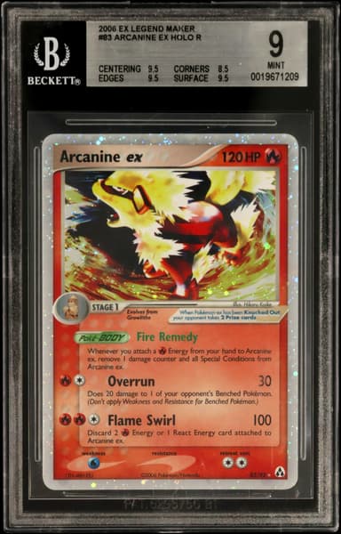 Arcanine EX HOLO R