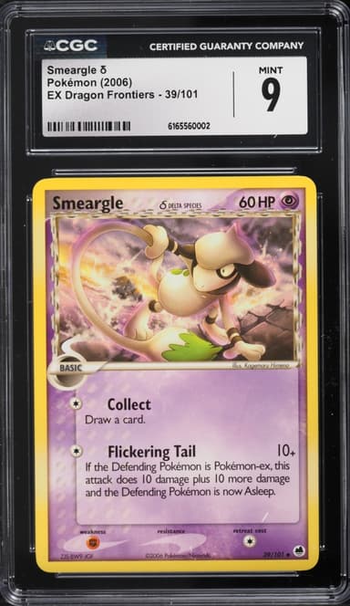 Pokemon EX Dragon Frontiers Smeargle #39