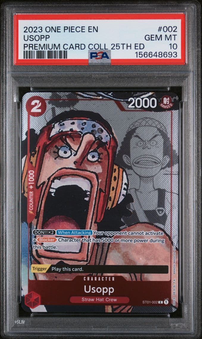 2023 #002 Usopp PSA 10 One Piece