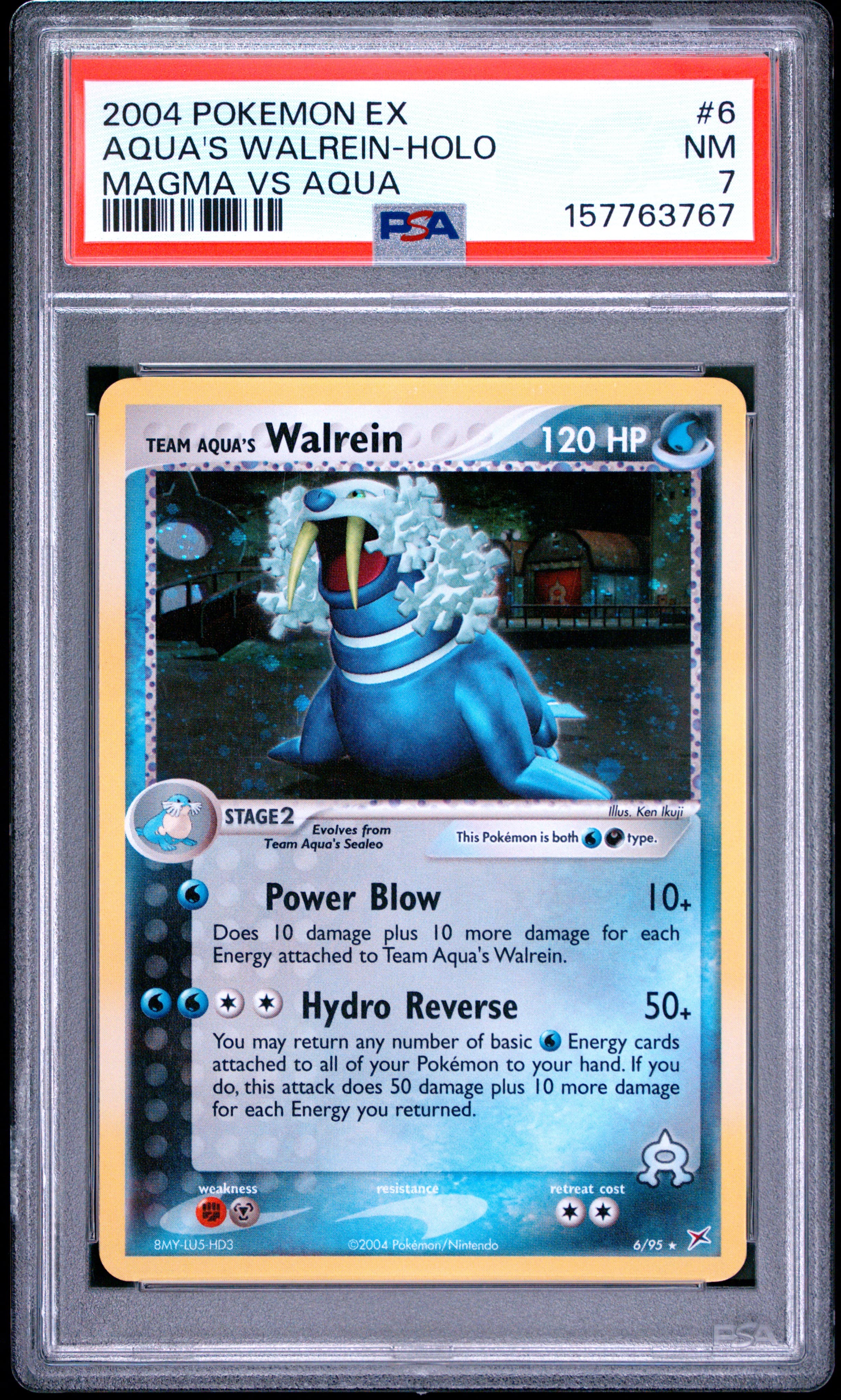 Team Aqua's Walrein-Holo