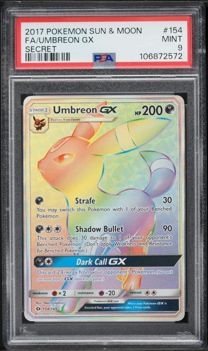 2017 #154 Full Art/Umbreon GX PS