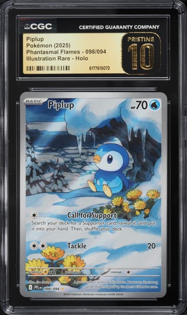 Pokemon Mega Evolution Phantasmal Flames IR Piplup #98