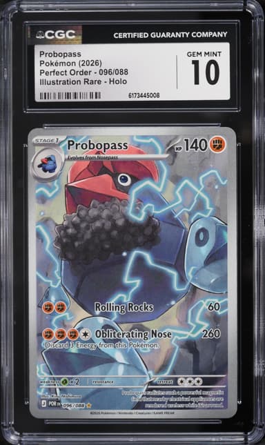 Pokemon Mega Evolution Perfect Order IR Probopass #96
