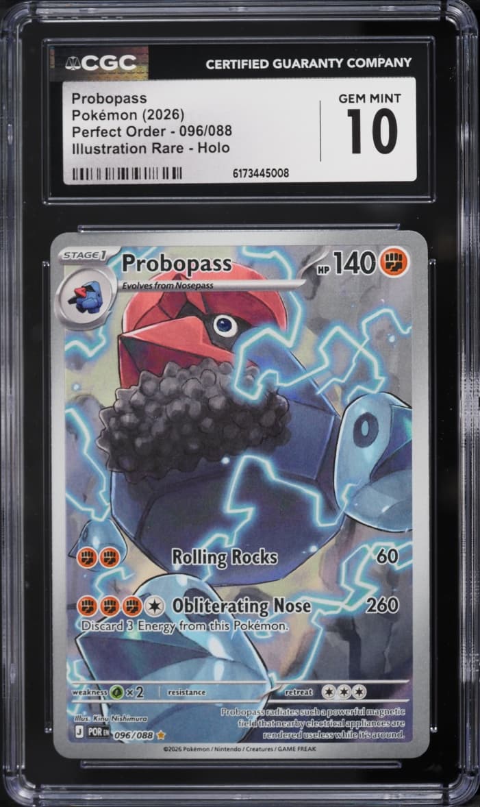 Pokemon Mega Evolution Perfect Order IR Probopass #96