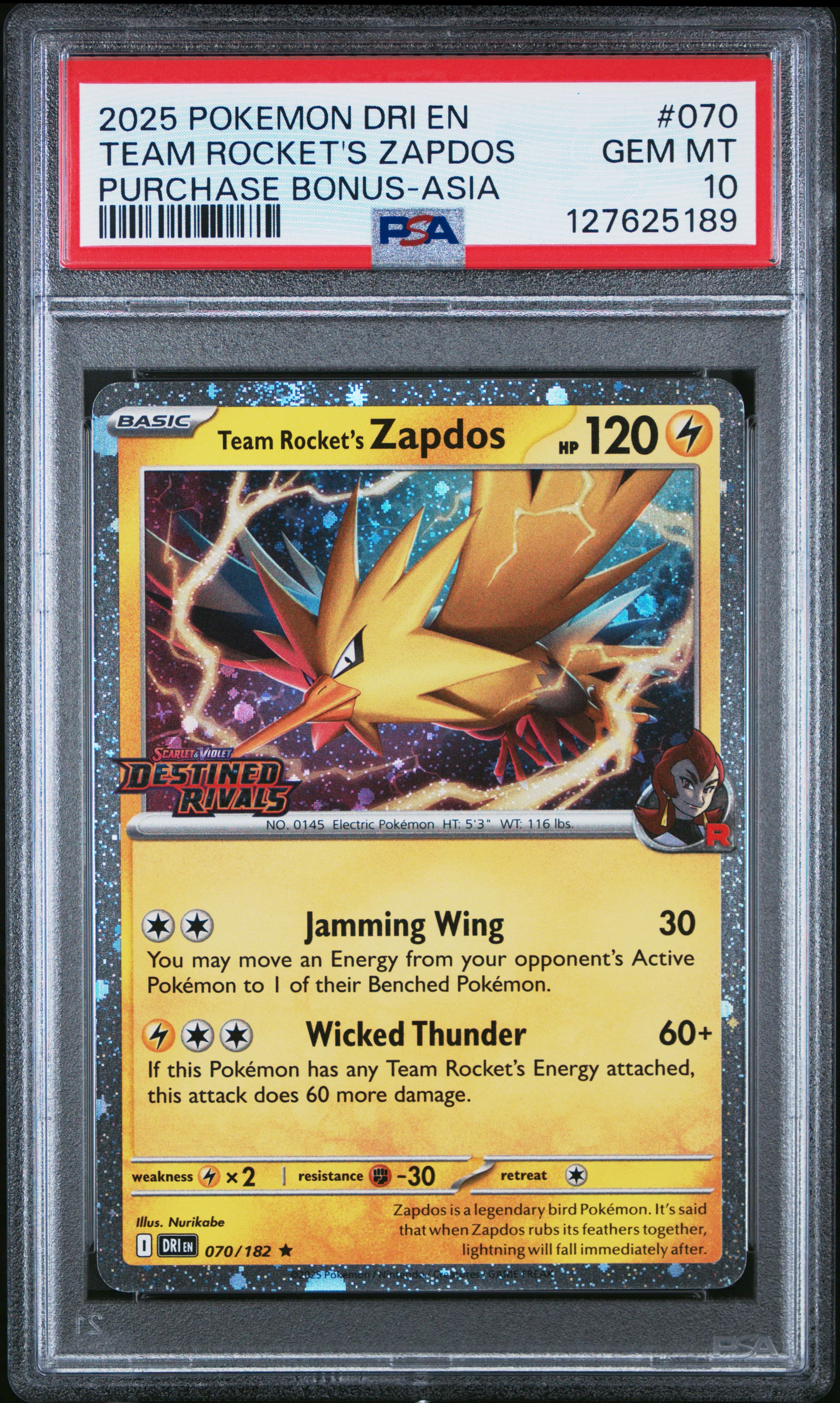 Team Rocket's Zapdos